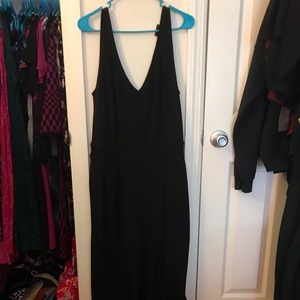 Like new Torrid black jumpsuit zip back size 1X